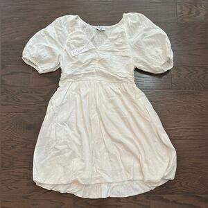 Petal + Pup LULEE MINI DRESS - WHITE - Size XL NWT